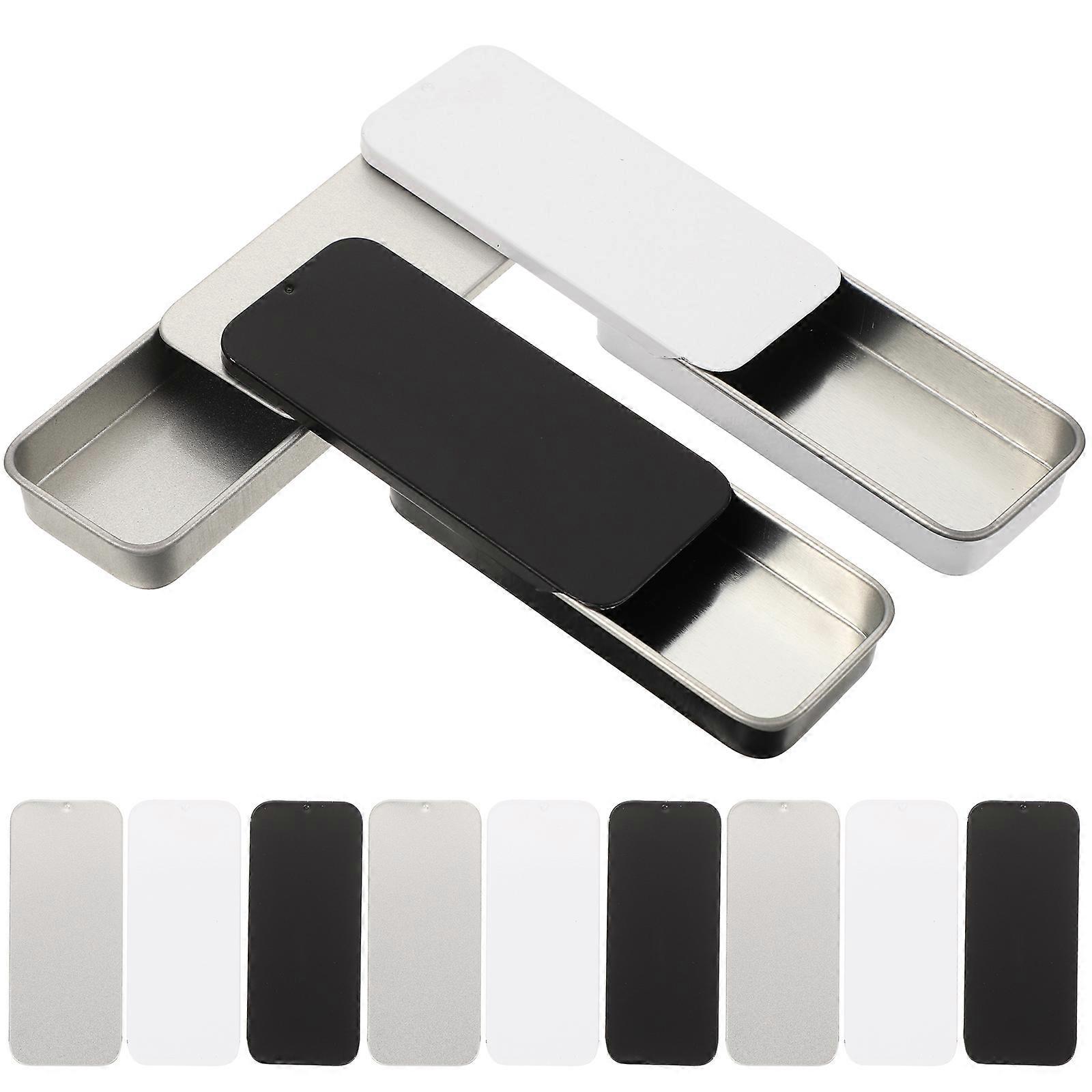 Simple Design Small Iron Boxes For Easy Storage And Organization Ideal For Craft And Home Use Featuring Durable Sealing Lid Design 48 Pcs