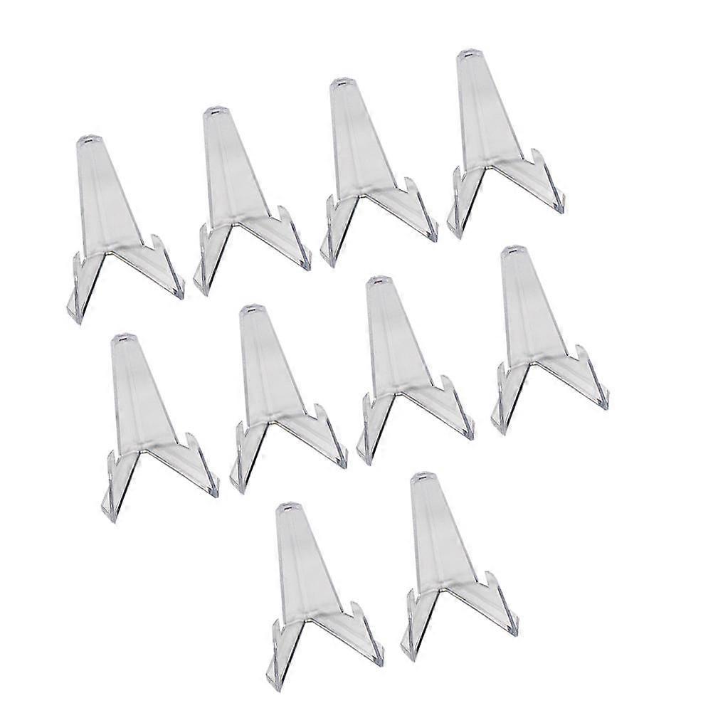 Metals Holder Display Coin Collection Stand Assorted Color Clear Stand For Collections 10Pcs