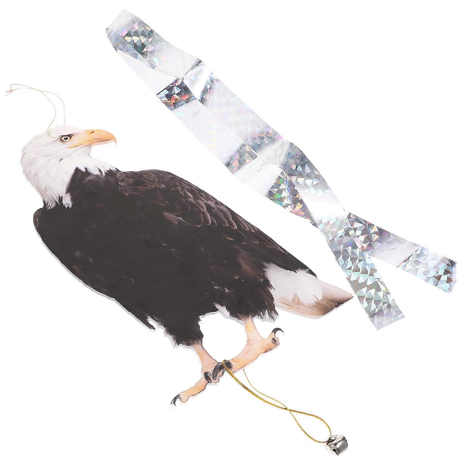 Eagle Shape Bird Decorative Rotating Bird Outdoor Decoration 27X17CM Visual Deterrent 8 Sets