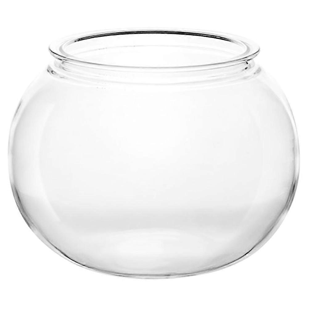 Small Aquarium Plastic Fish Bowl for Fish Breeding 2Pcs Clear