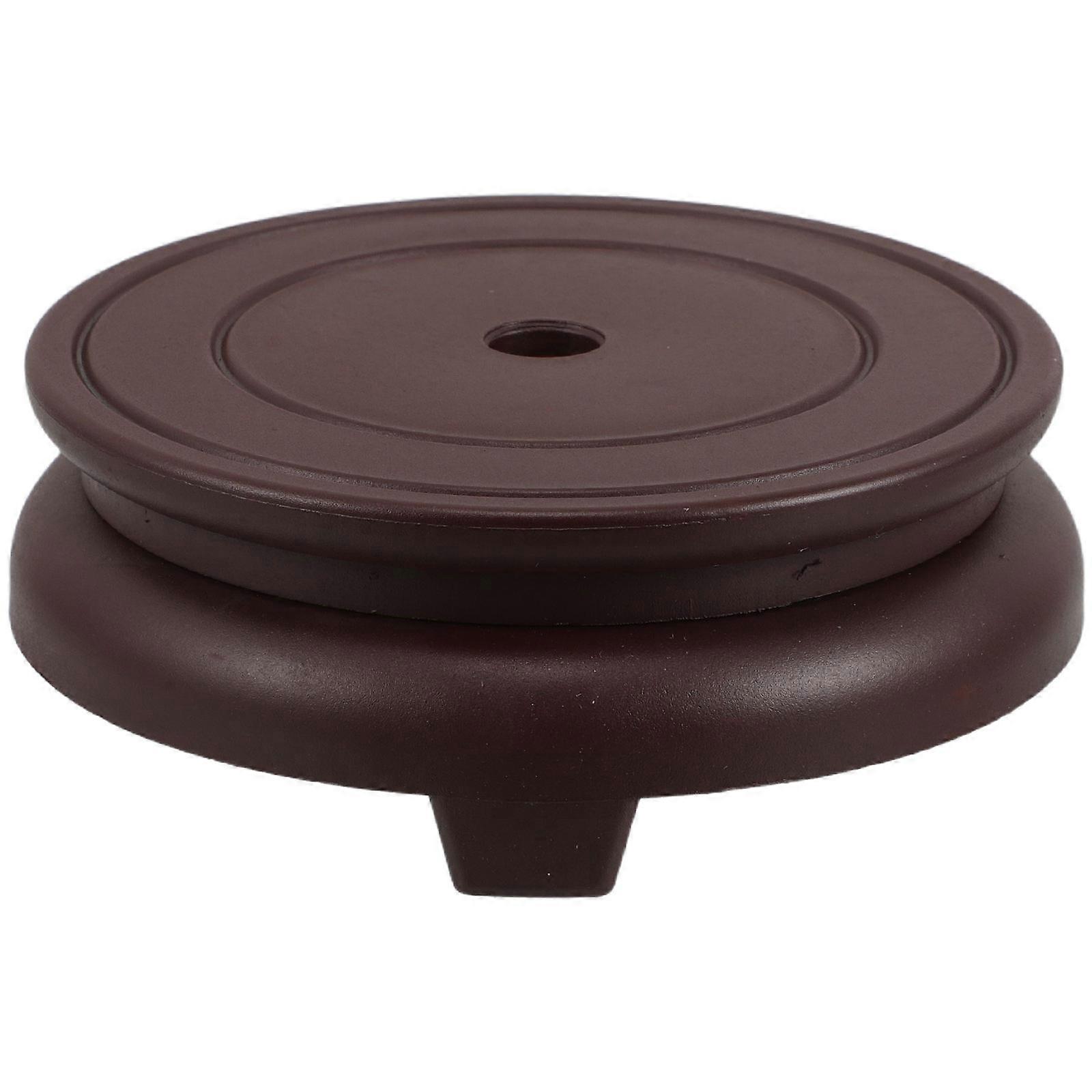 Flower Pot Base Resin Display Stand for 1 Piece Red Table Lamp Support