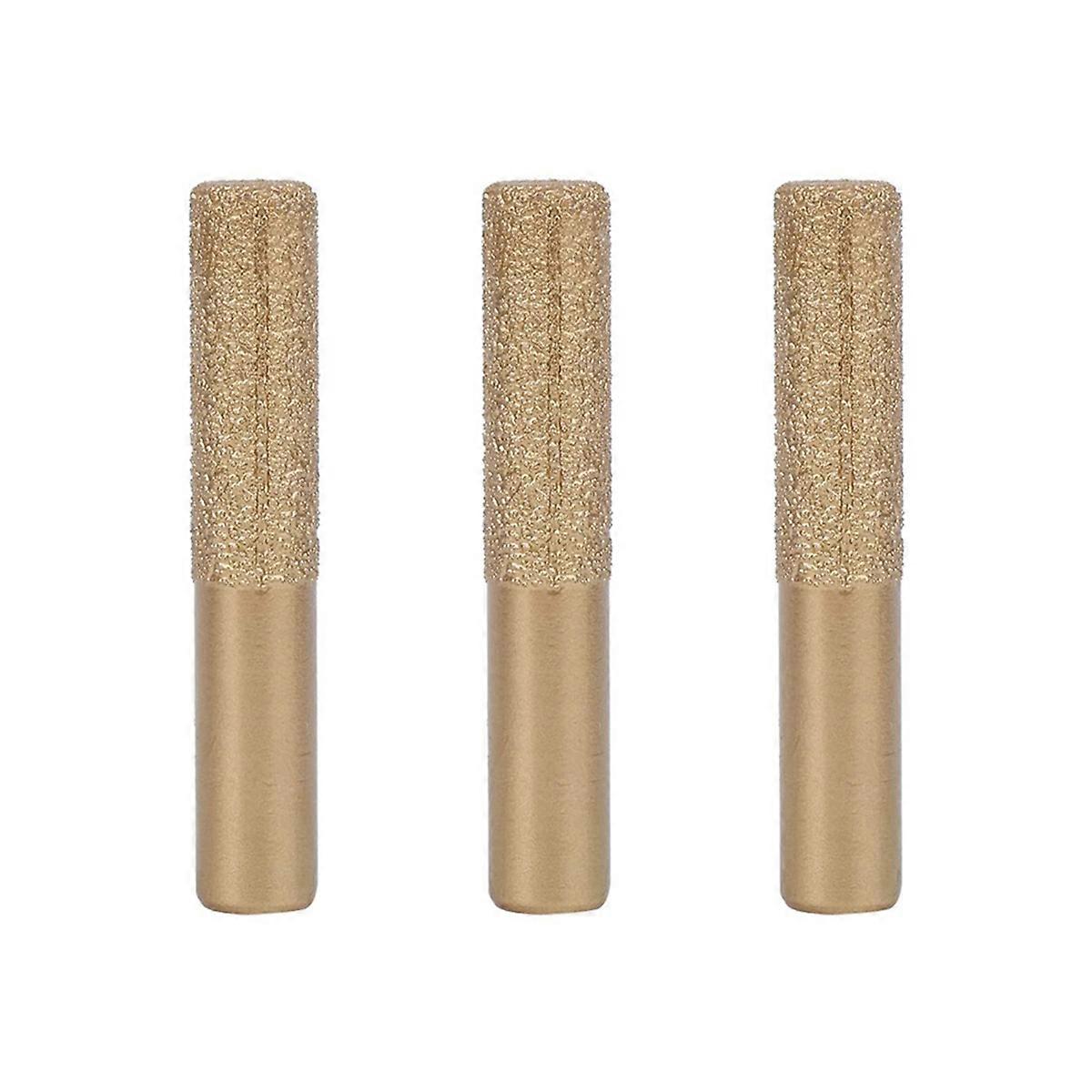 12.7X13.5X75mm Diamond Bits Brazed Diamond Straight Router Bit