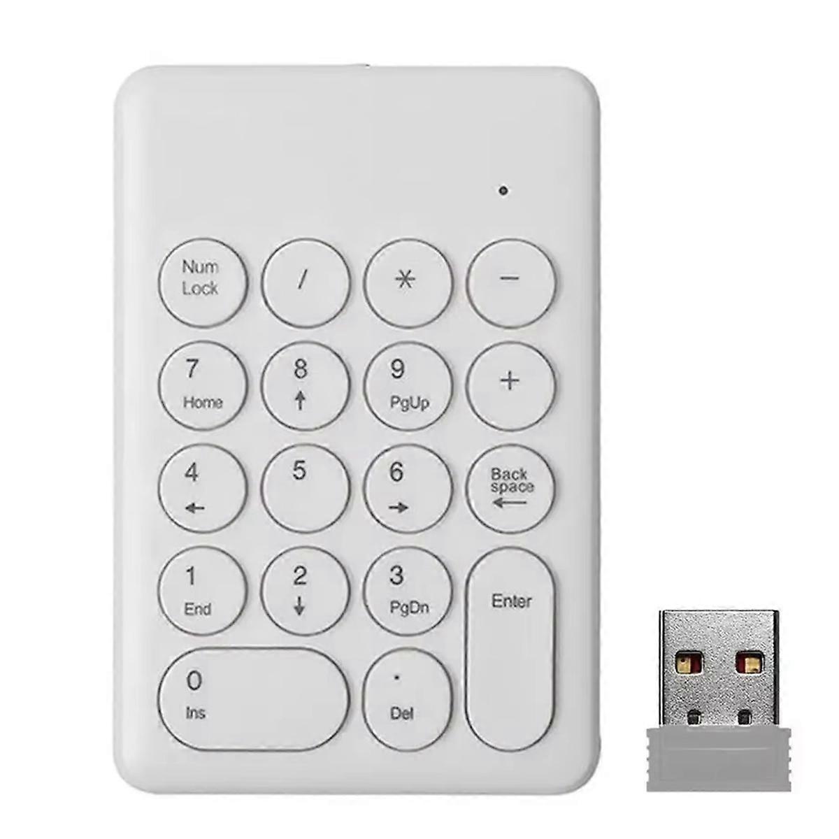 2.4G Wireless Digital Keyboard USB 18 Keys Mini Numeric Keypad B