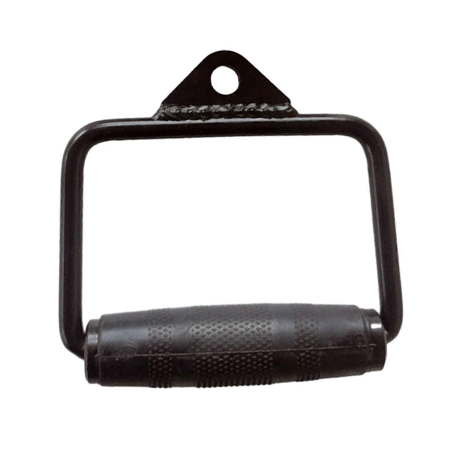 D Row Handle Biceps Triceps Rubber Grip Stirrup Handle Gym Attachment Handle