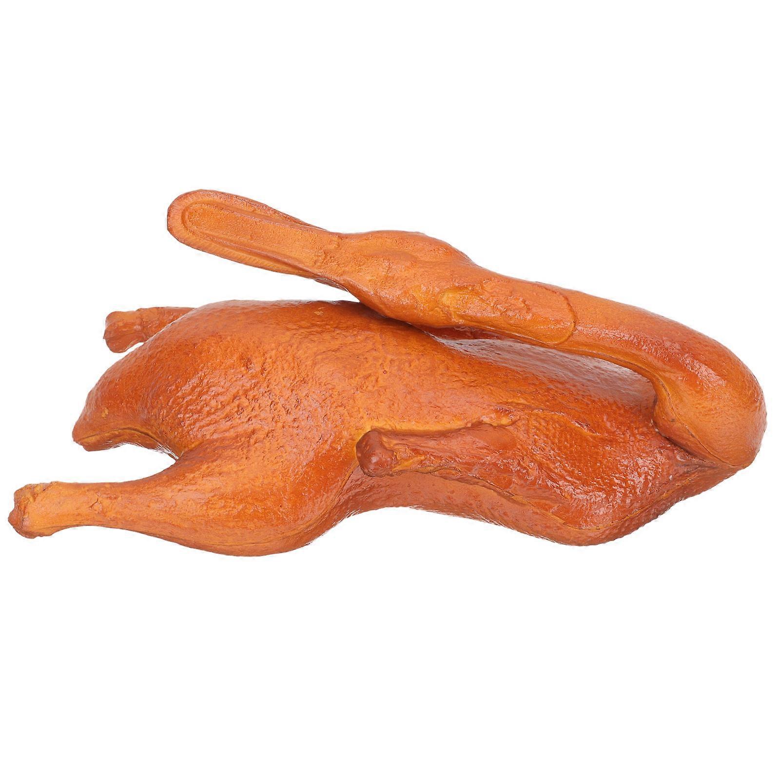 Fake Food Roasted Duck Model for Decor 4Pcs Artificial Realistic Prop