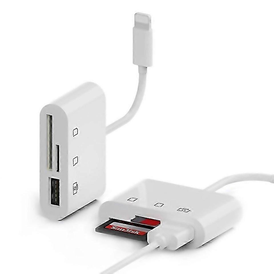 For D168 3 In 1 8 Pin Otg Highspeed Card Reader