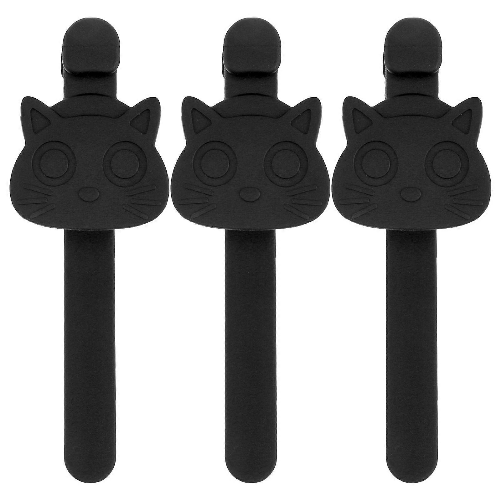 3Pcs Silicone Automatic Book Clip, Cute Cat Shape Magnetic Page Holder, Compatible with Most Books – Creative Smart Reader Gift