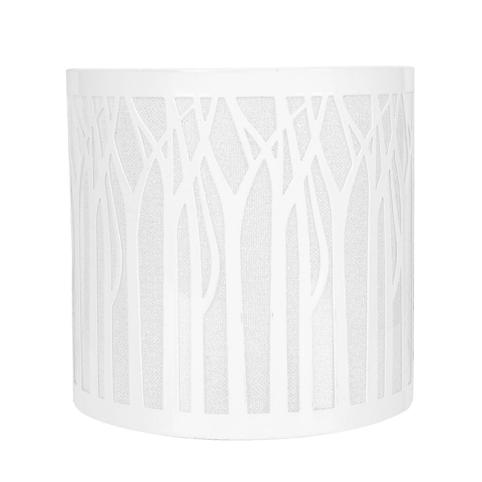 Decorative Iron Art Lampshade with Hollow Forest Pattern Hanging Light 2Pcs