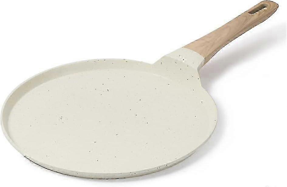 Crepe Pan And Pancake Pan, Non Stick Skillet Granite Cookware, Breakfast Non-stick Griddle Pan Flat Pan For Stove Top, Induction Safe, Pfoa Free, 28cm