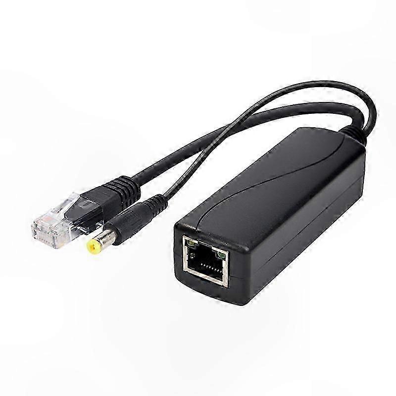 100M PoE Splitter with 12V 1A Output and 1.5KV Isolation for Home and Office Networking