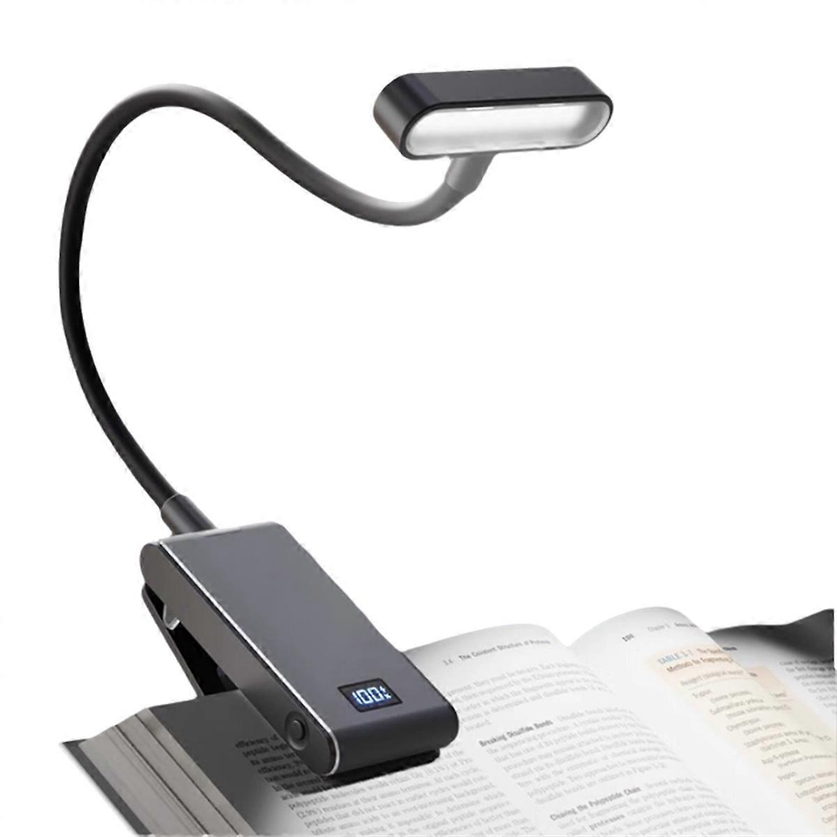 Rechargeable Reading Light 3 Colors 3 Brightness Clip on Mini Book Light Small Read Night Lamp Study Reading Book Lamp
