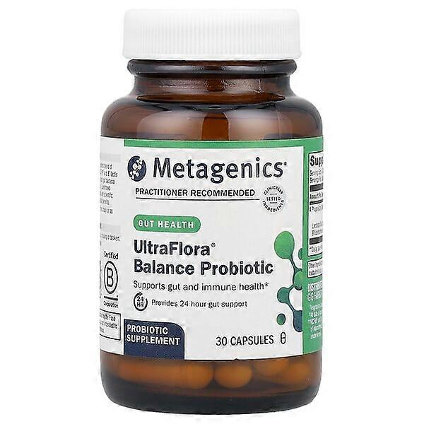 Metagenics, UltraFloraÃÂÃÂ® Balance Probiotic, 55 mg (15 Billion CFU), 30 Capsules