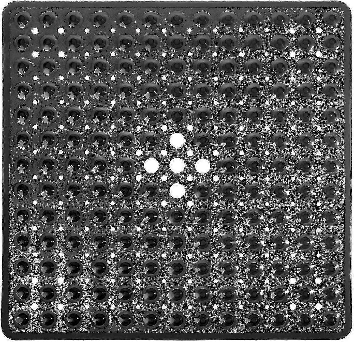 Non-Slip Shower Mat with Suction Cups, Safety Mildew Resistant Bath Mat with Drainage HolesNavy Blue