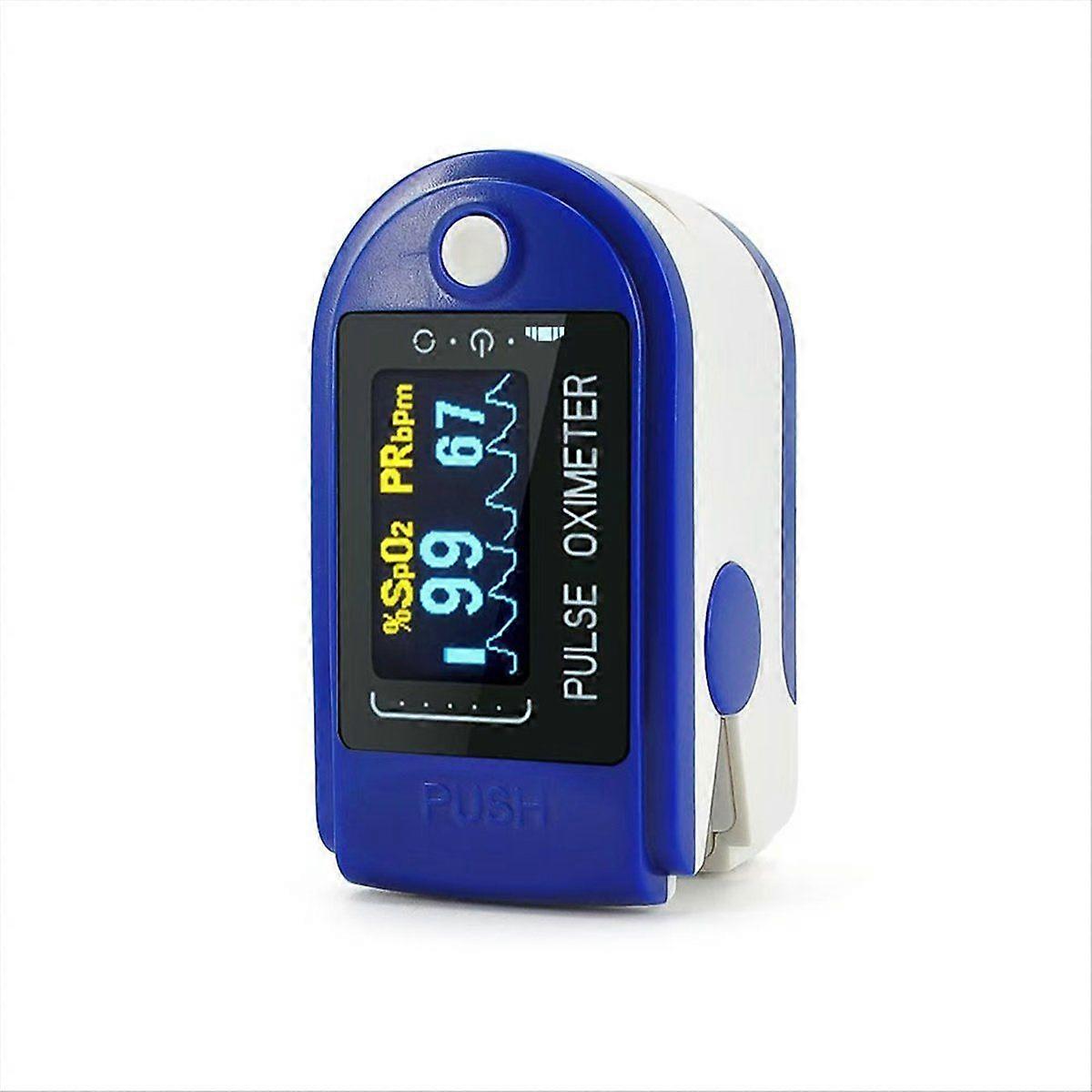 Portable Finger Blood Oxygen Heart Rate Saturation Meter Fingertip Oximetro de Dedo Spo2 PI TFT