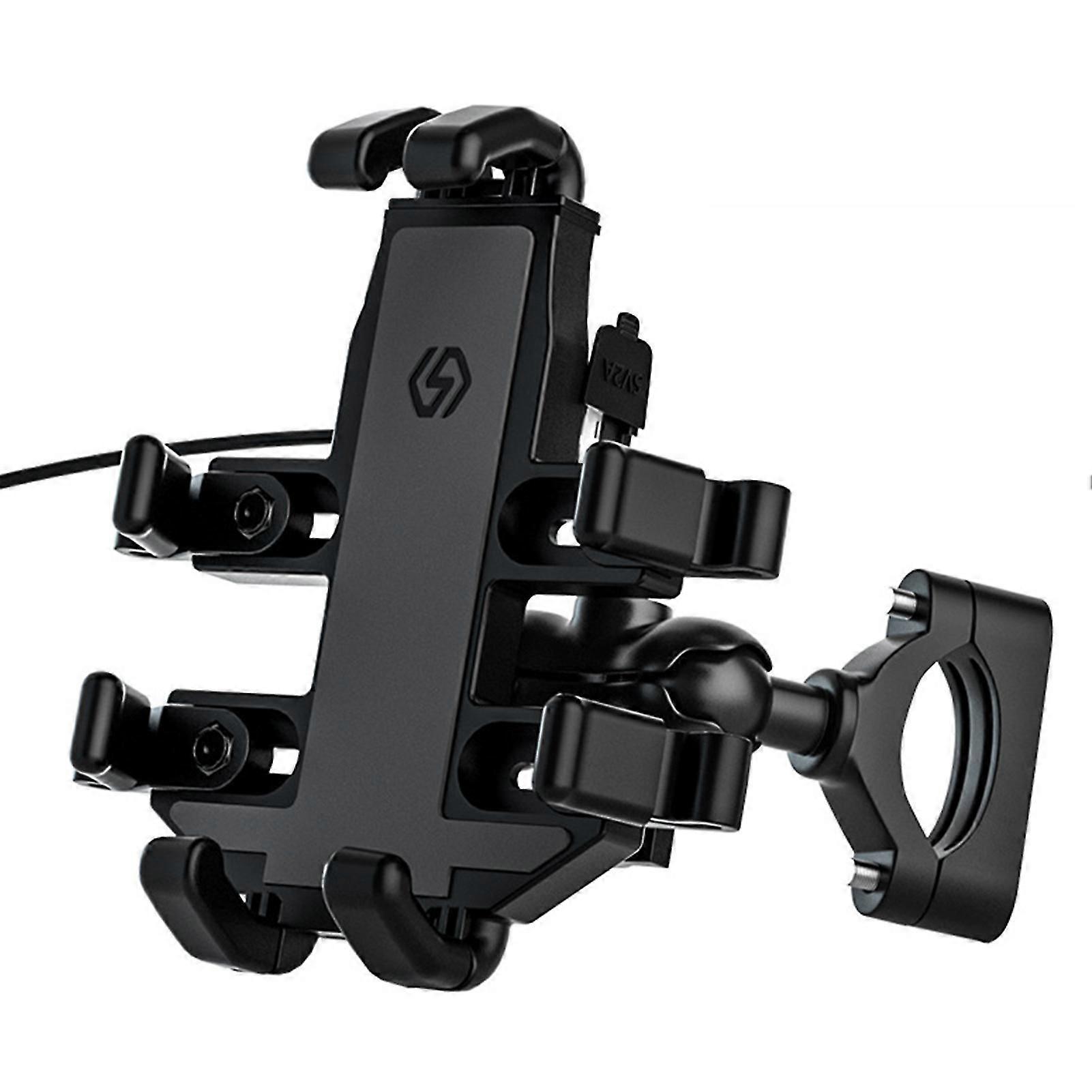 Motorcycle Handlebar Mount 360 Degree Rotation Design For Bicycle Scooter Motorcycle