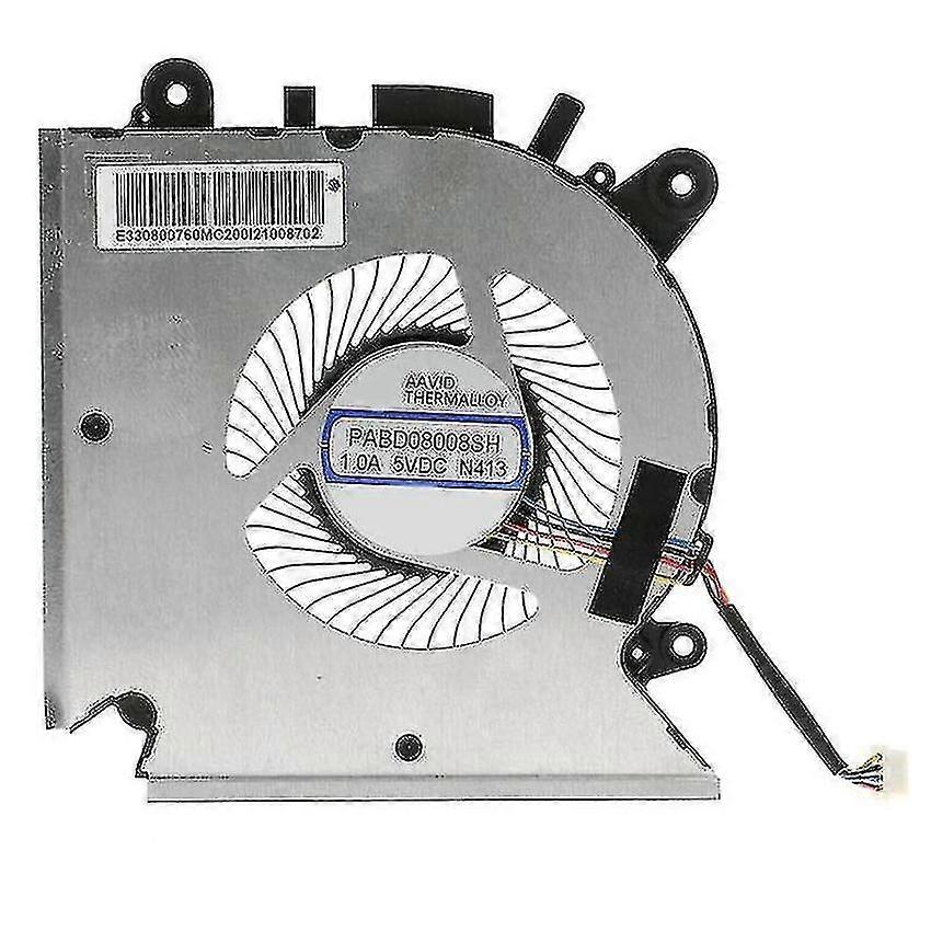 CPU Cooling Fan for MSI GF63 MS-16R1 MS-16R2 PABD08008SH N413 E322500300A