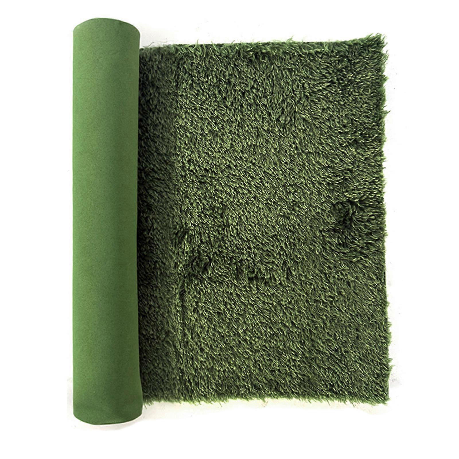 Reptiles Enclosure Pad Washable Realistic Lawn Pattern For Pet Habitats Reptiles Tanks Bedding Mat Multicolor