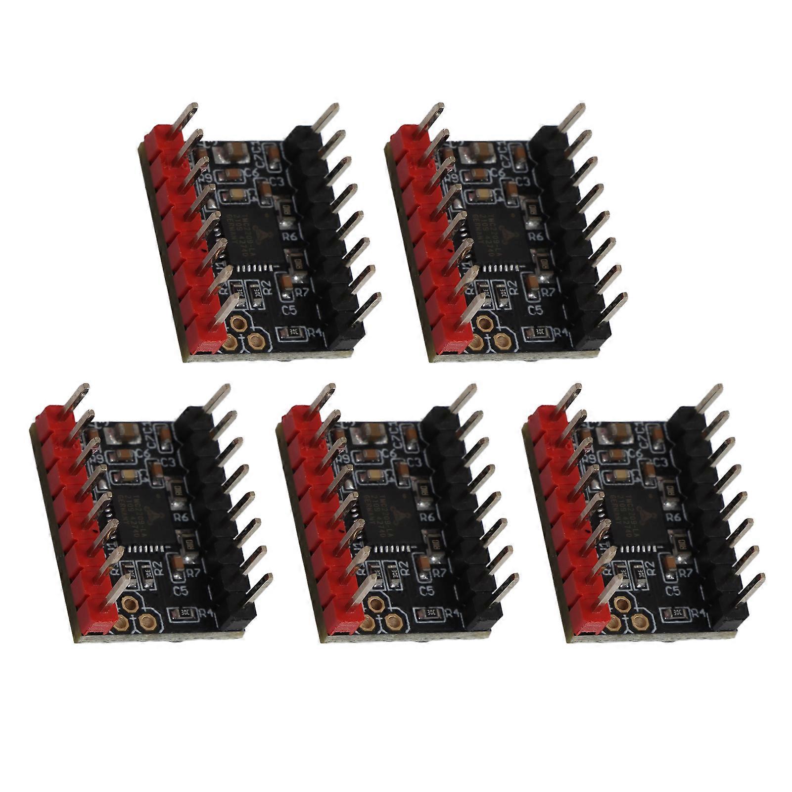 5 Sets Step Motor Driver UART Mode Ultra Quiet Module with Heat Sink TMC2209 Accessory