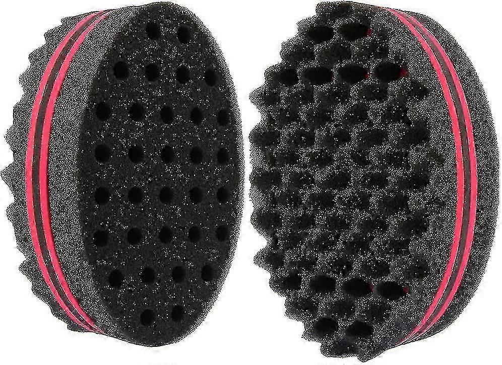 Double-Side Magic Twist Hair Sponge for Afro Braid Style