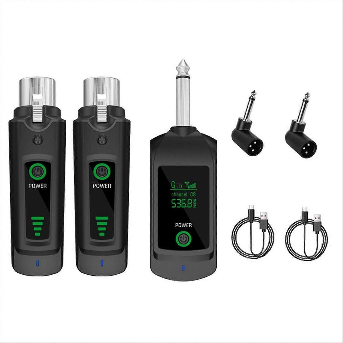 2.4G Wireless Microphone XLR Transmitter Receiver for Dynamic Microphone Wireless System for Guitar