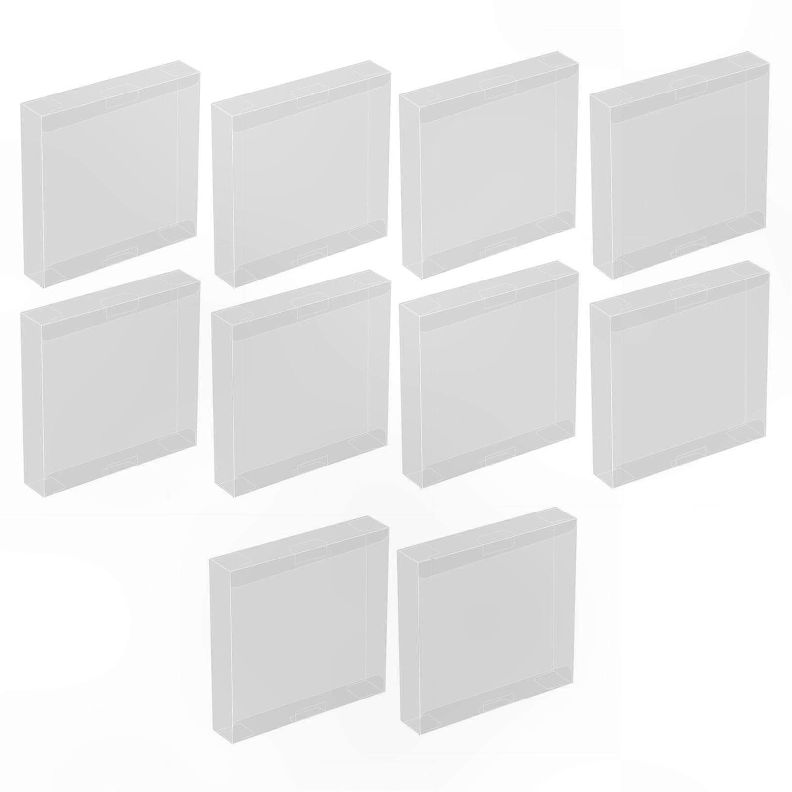 10-Pack Clear Protective Cases for Game Boy GBA Cartridges