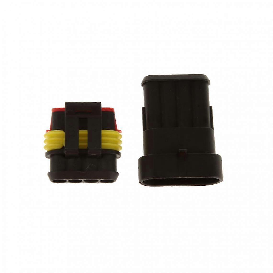 Sets Waterproof Electrical Connector Gasket Terminal 1.5mm 4 Pin Car Kit