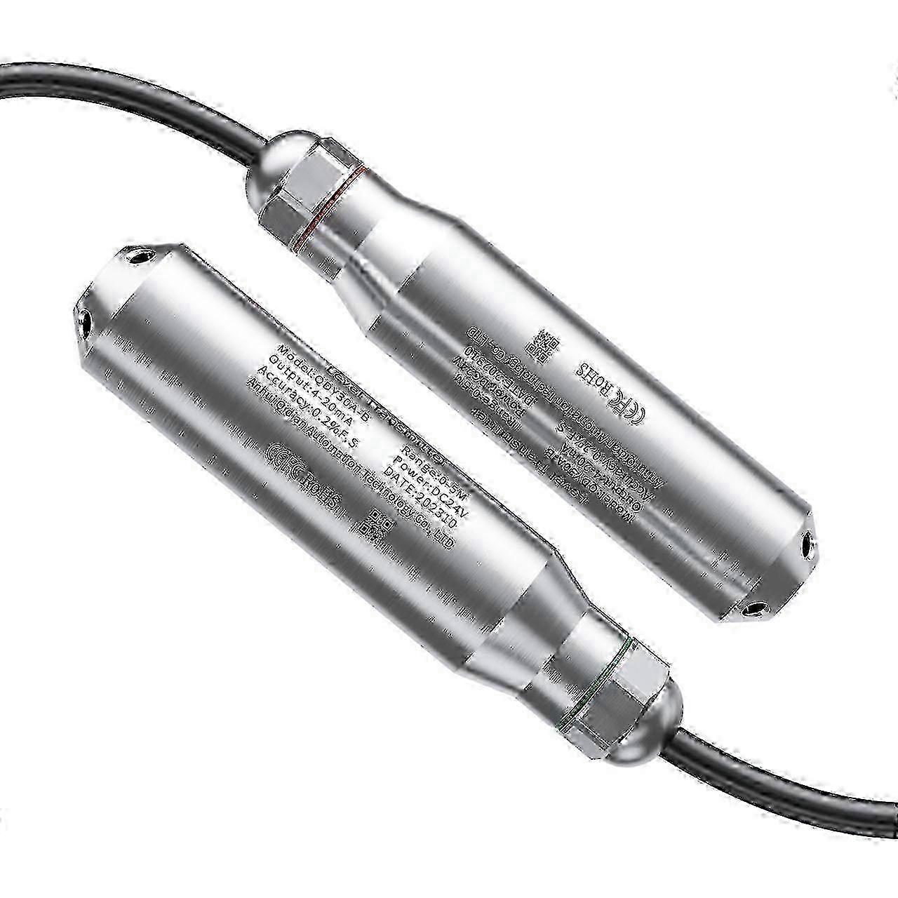 Submersible Water Level 0-10v 4-20ma Water Level Transmitter 0-5m Liquid Level Rs485 Liquid Level Transmitter