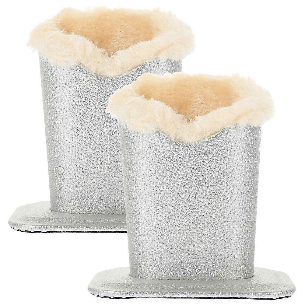 2Pcs Eyeglass Holders Leather Eyeglass Holder Glasses Stands with Soft Plush Lining