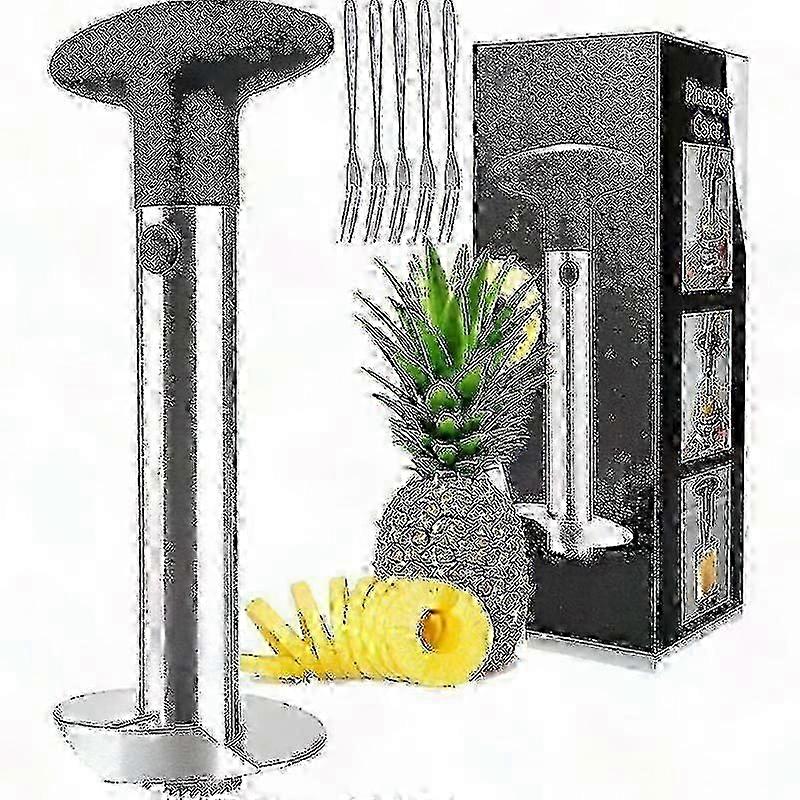Upgraded Pineapple Cutter with Reinforced Thick Stainless Steel Blade - Sharp & Efficient