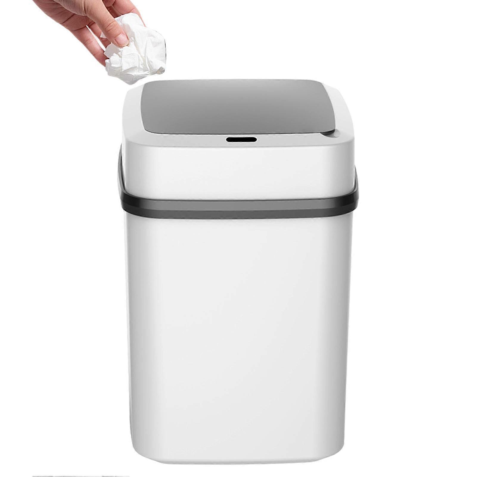 Sensor Trash Can 13L Touchless Auto Lid For Kitchen, Bathroom, Living Room, Toilet Smart Garbage Bin
