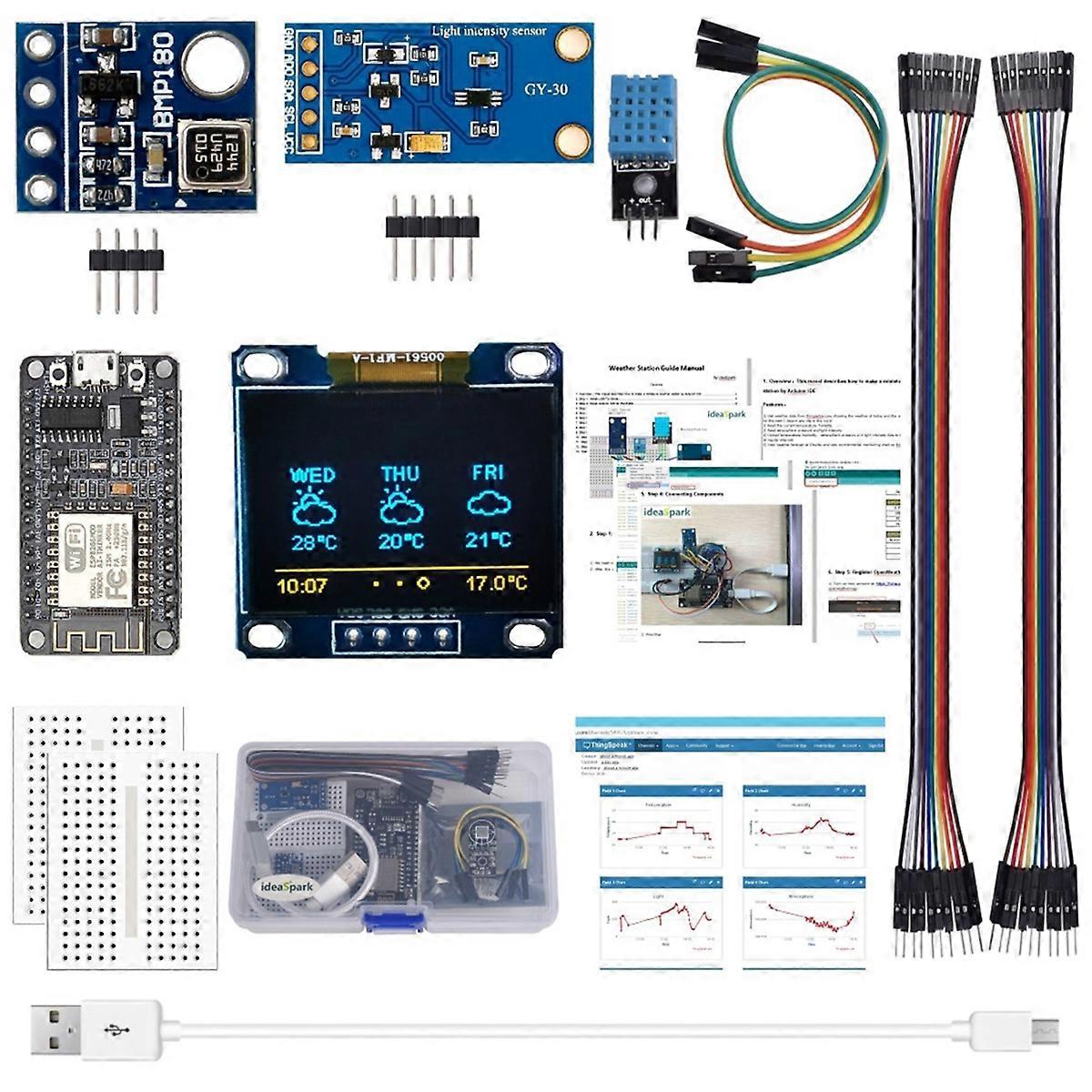 Weather Station Kit Humidity and Environment Pressure Sensor ESP8266
