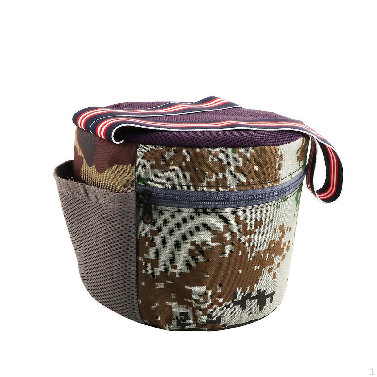 Compact Garden Seat with Pouch, Versatile Footstool for Camping And Farming