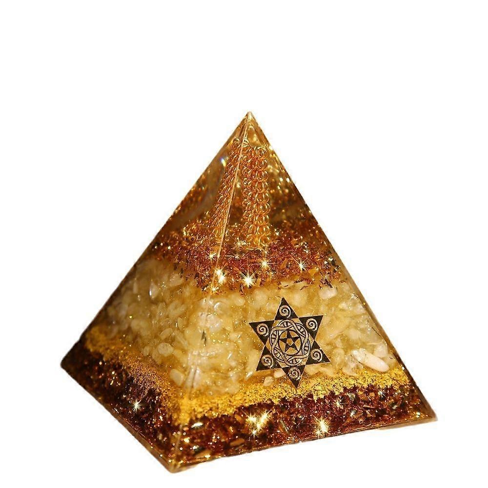 5/6/8/10cm Crystal Pyramid Cube Design Prosperity Attraction Crystal  for Wealth Attraction