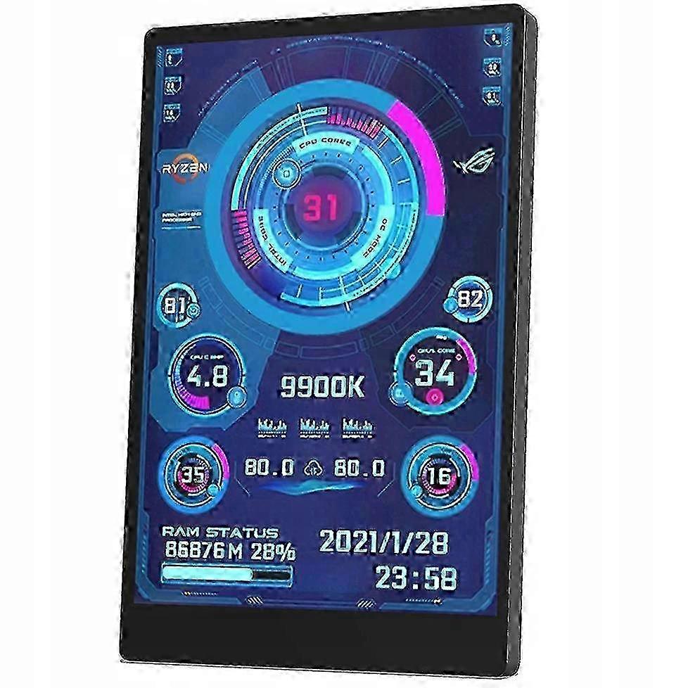Additional Screen 3.5'' Ips Usb C Lcd Monitor Cpu Gpu Aida64 2025