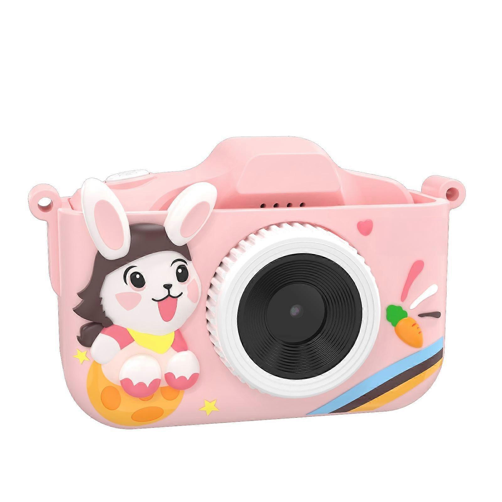 Shockproof Kids Digital Camera 5MP Imaging Anti Shake Technology Multiple Shoot Mode Perfect First Camera For Children  Pink