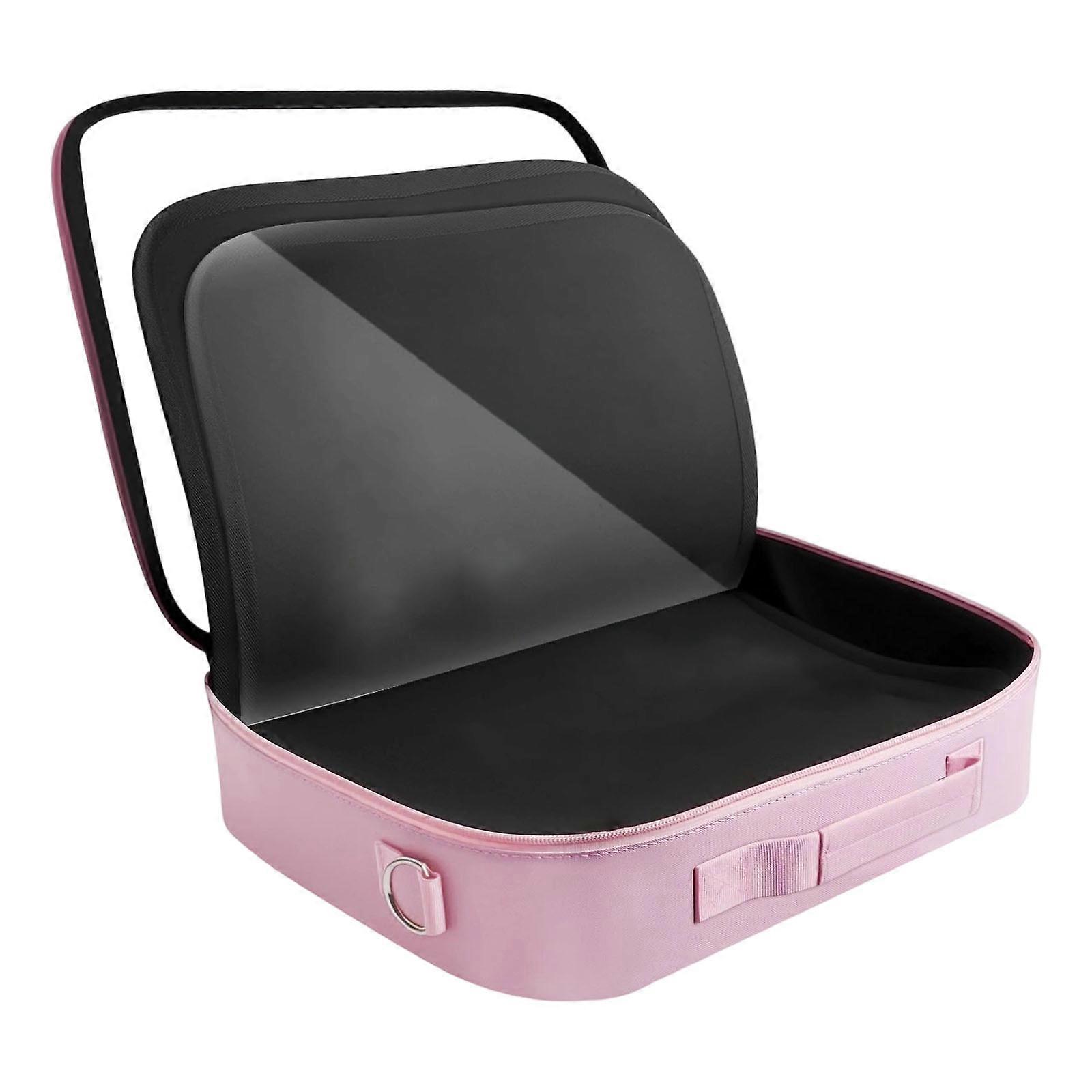 680 Pin Capacity Display Book Durable Fabric Construction 20 Felt Insert Pages Travel Handle Customizable Layout For Collectors  Pink