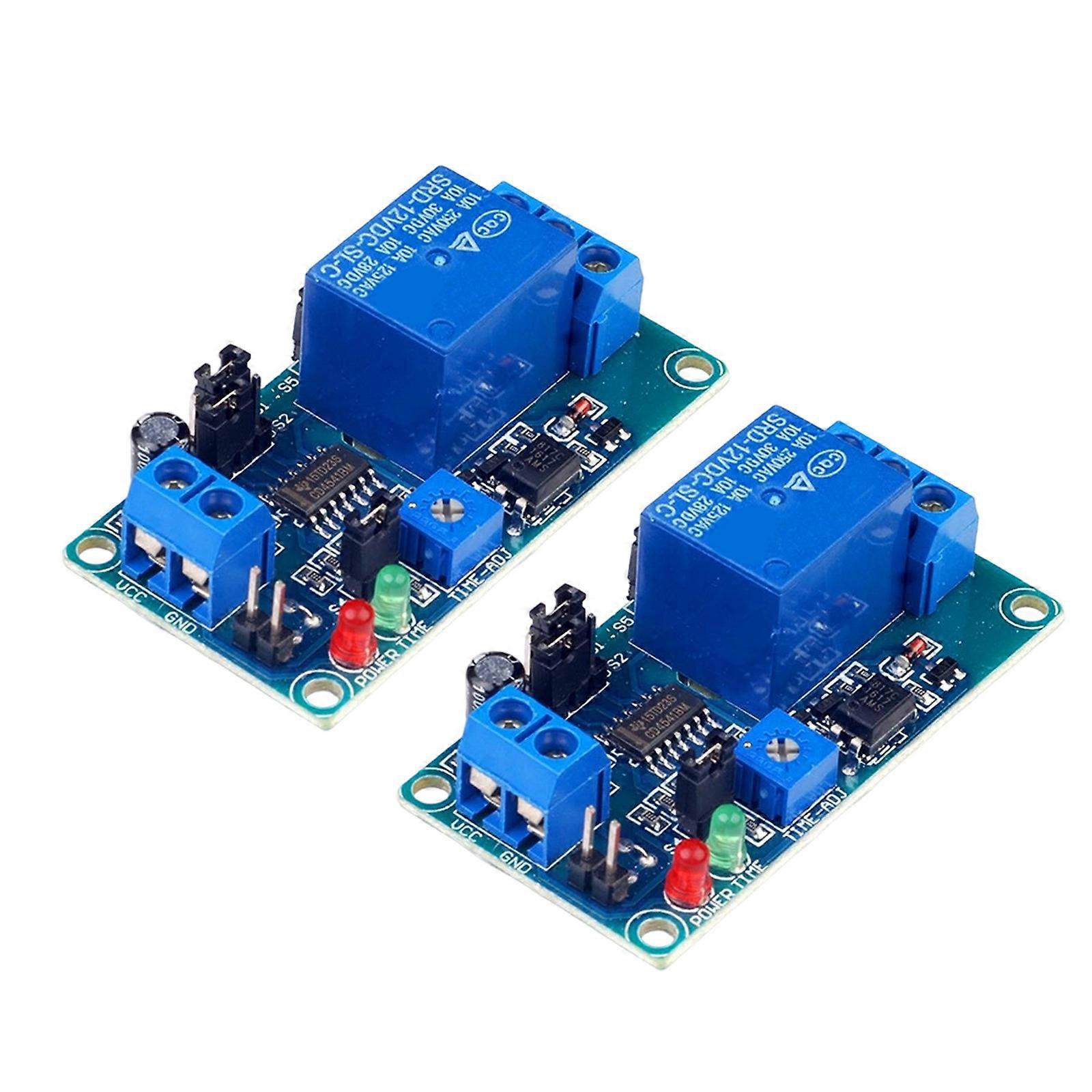 12V Triggers Time Delay Relays Electronic Module Timer Control Switches For Outdoor Automation Systems Multicolor