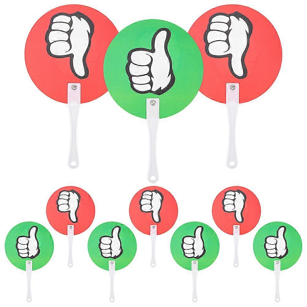 Voting Paddles Yes No Plastic Classroom Handheld Tools 40Pcs for Effective Teaching