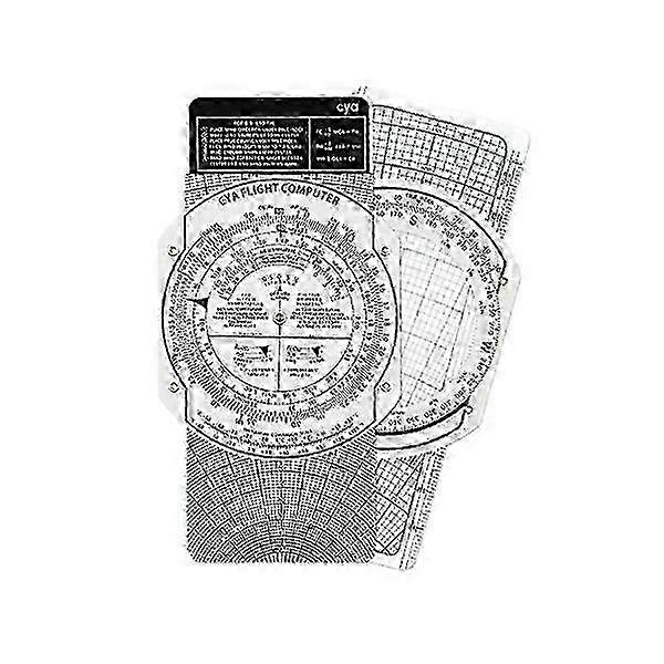 E6b Plastic Flight Computer, Patented Airplane Pilot Flight Computer Calculator Standard Flight Training Students