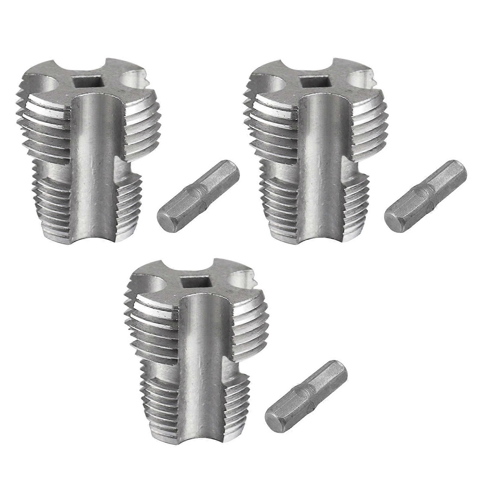 Compact Water Pipe Threader with Ergonomic Design Heavy Duty Internal Thread Cutting Tool for 1/2 3/4inch Water Pipes Multicolor