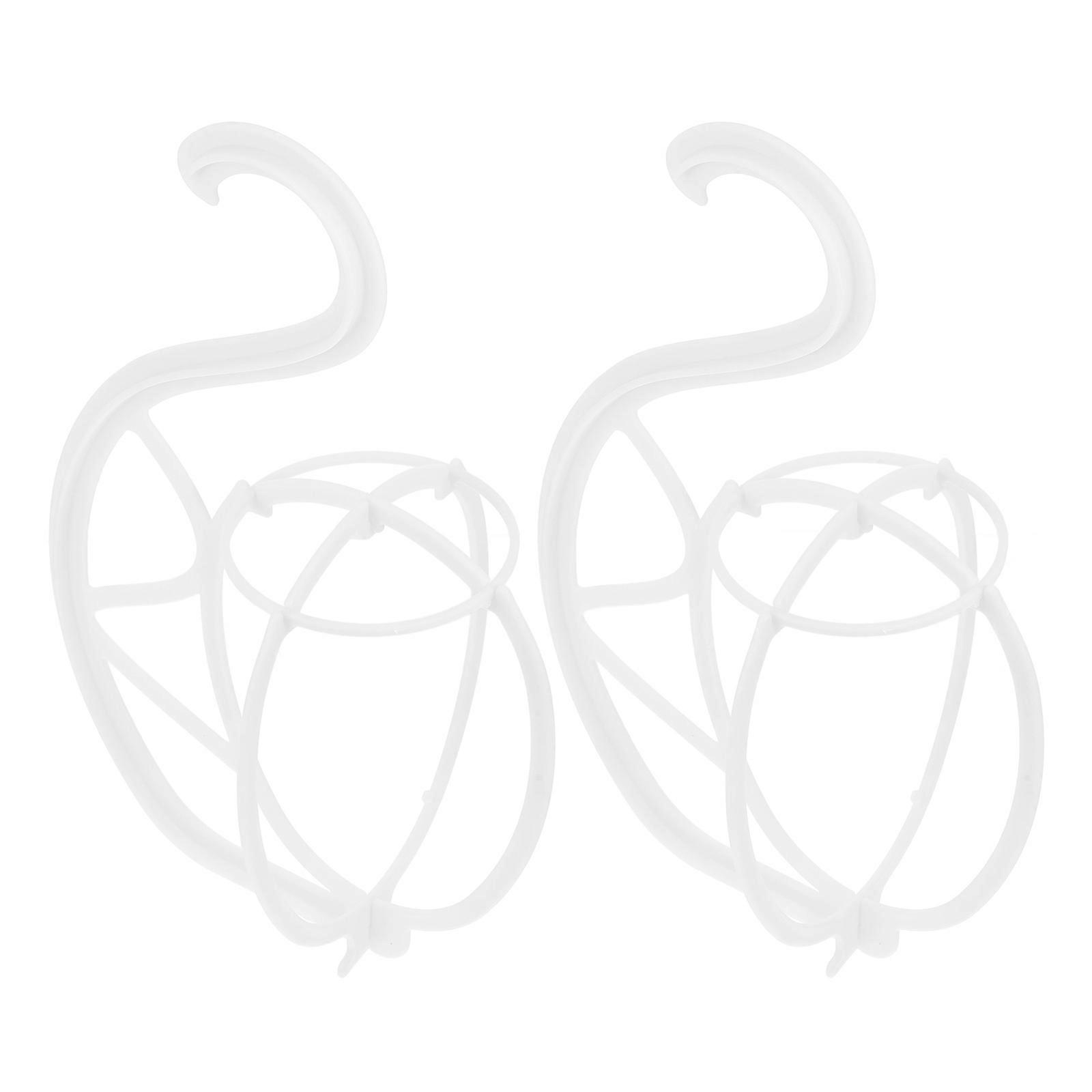 Wig Hanger Plastic Hat Display Holder for 2Pcs Practical Use