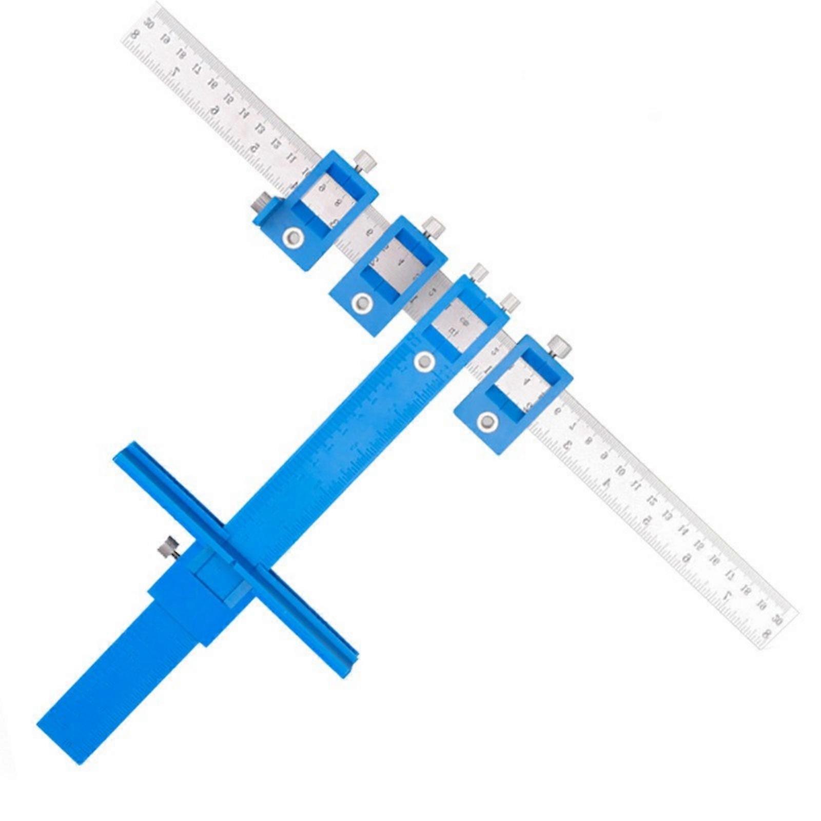 Furniture Drilling Positioning Tool Cabinet Hardware Jig Ergonomic Handle For DIY Home Improvement Projects  2