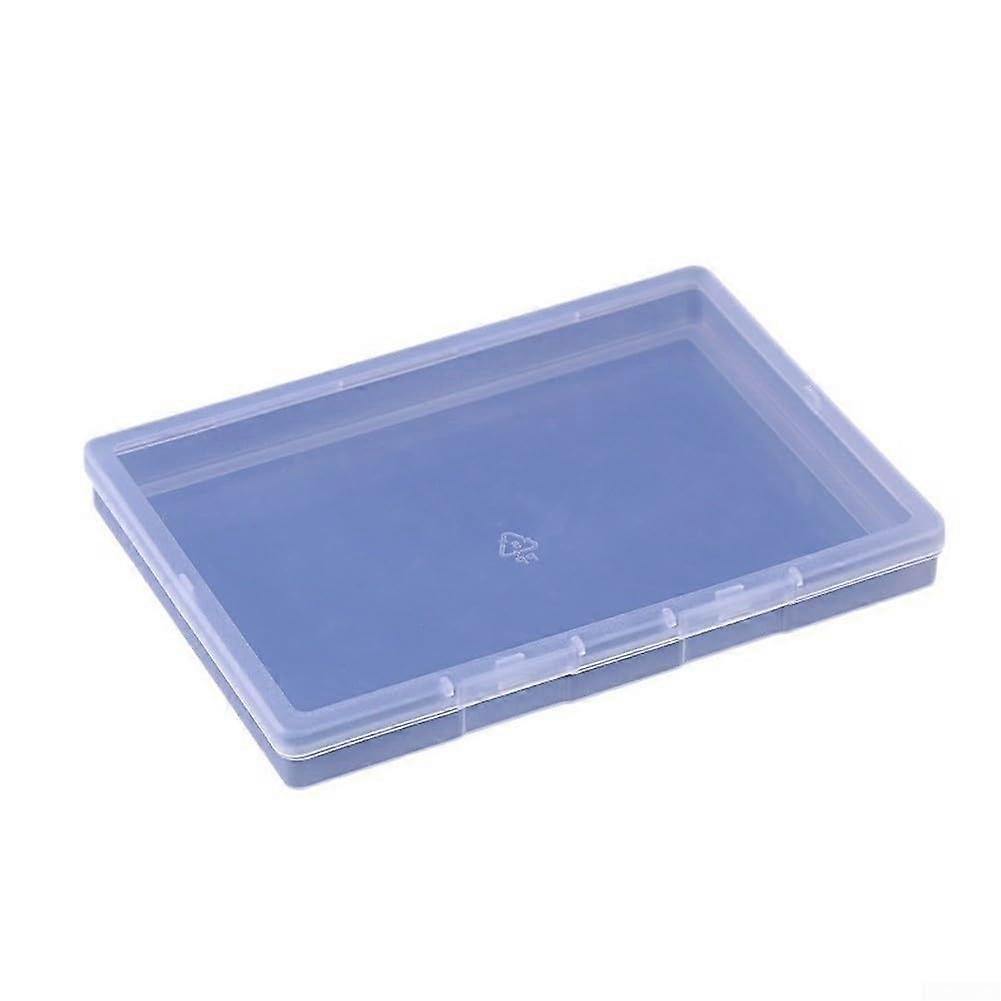 Double Buckle Transparent PP Storage Box with Secure Lock for Craft Supplies and Hardware Tools