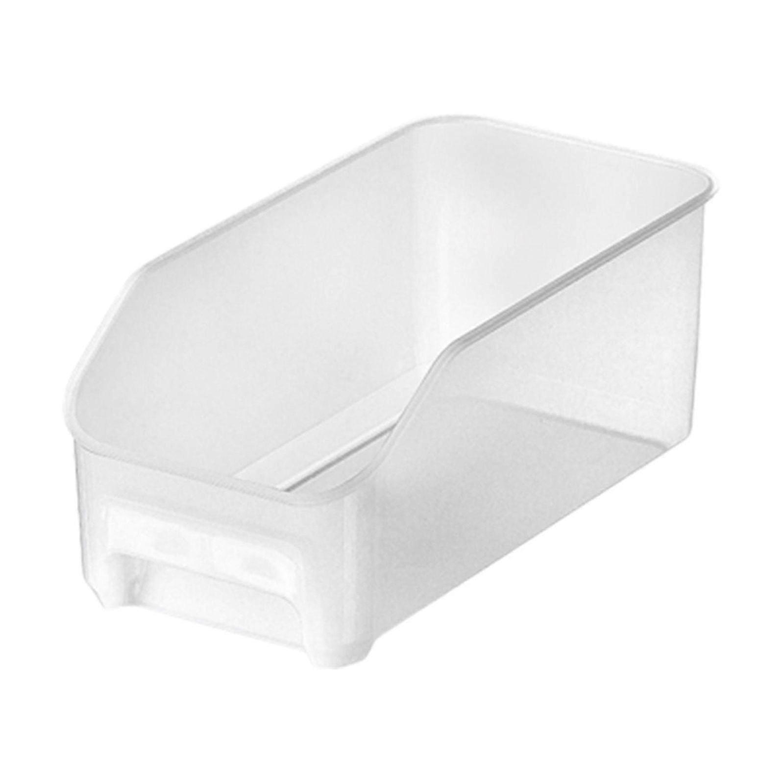 YOBOLK Plastic Storage Bins with Lids – Compatible with Kitchen, Pantry, Fridge & Cabinet Organization – Clear Stackable Containers