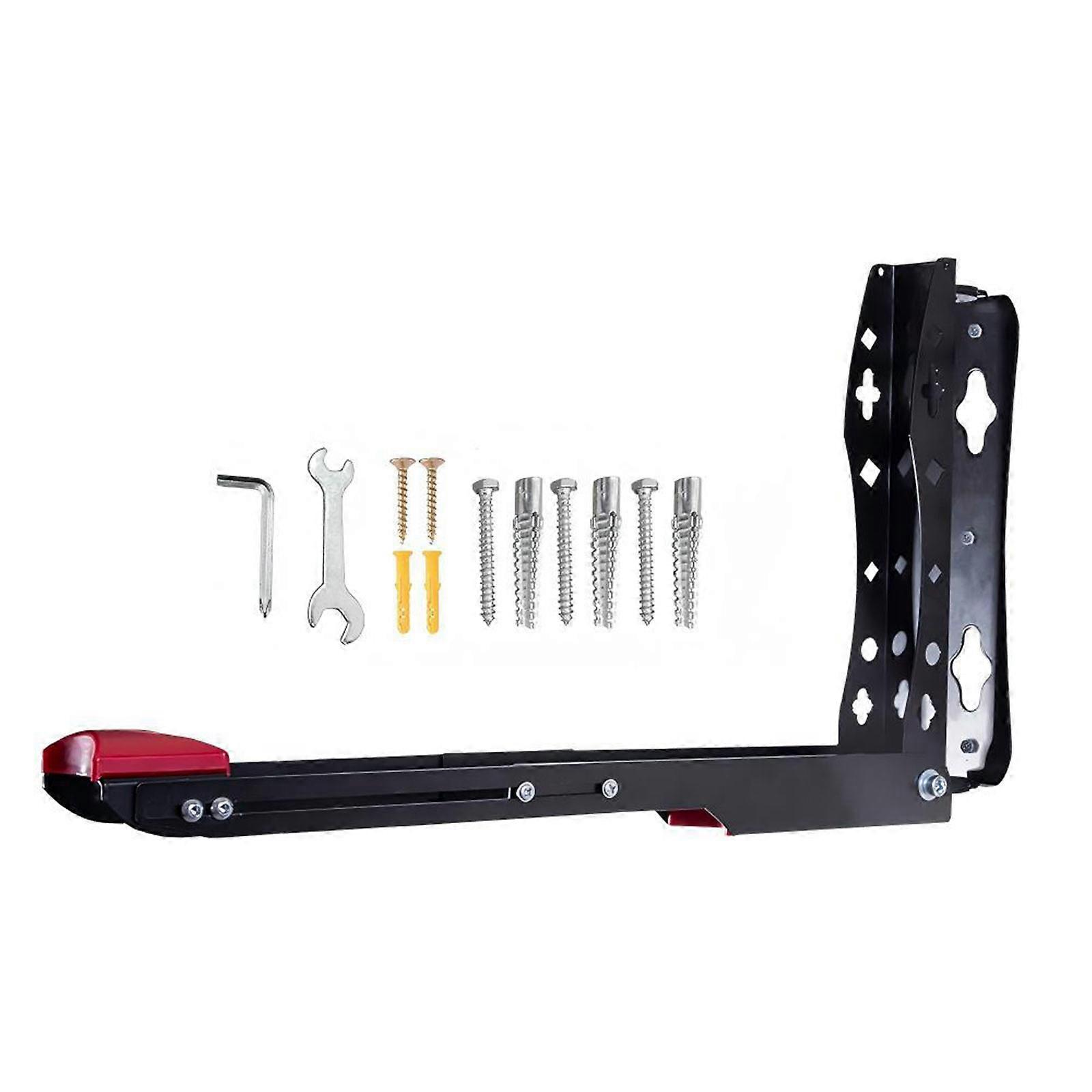 Strong Cycle Wall Mount Vertical Space Saving Hook Permanent Aluminum Mixture Building For Road Passenger Bikes Multicolor