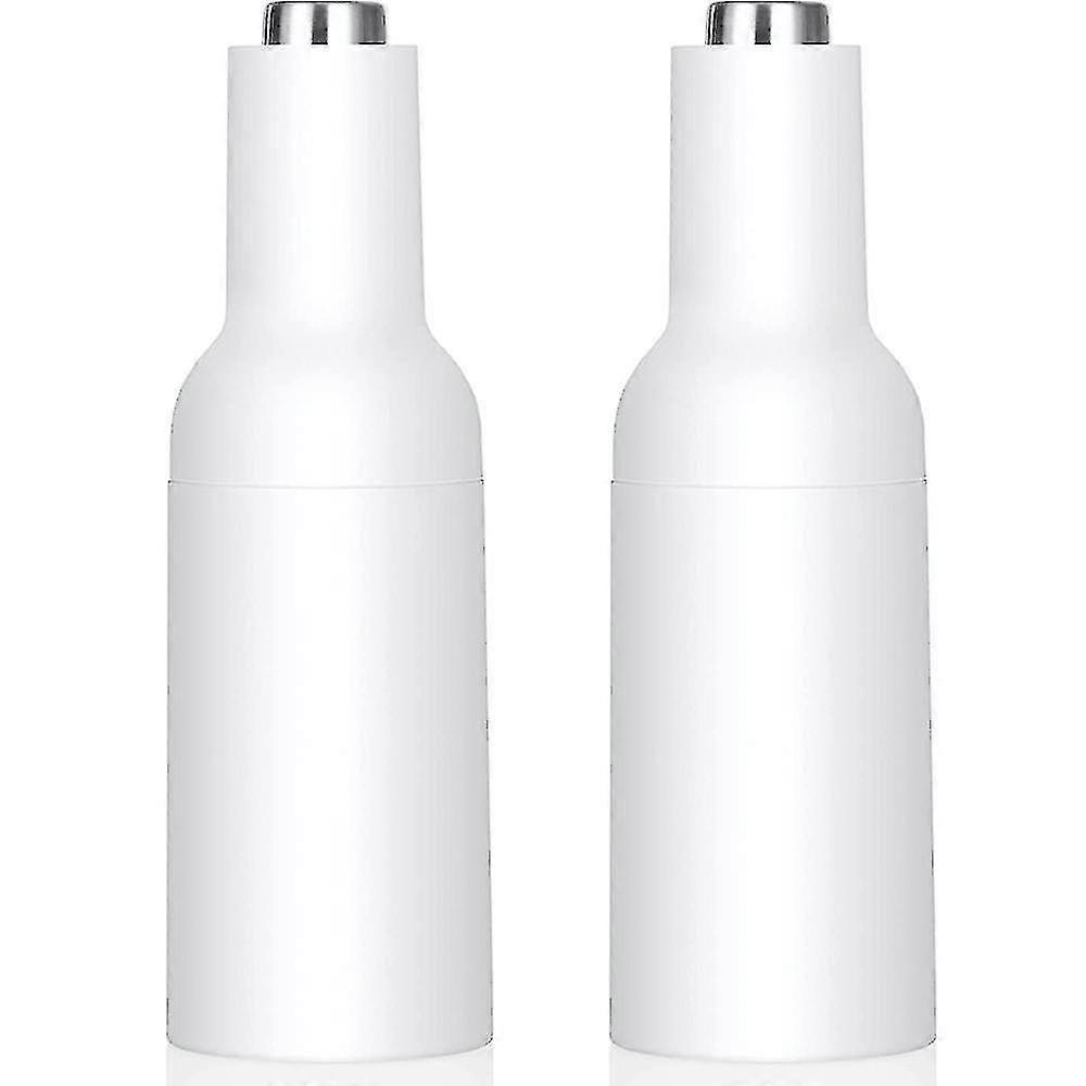 Electric Gravity Salt & Pepper Grinder, Adjustable Coarseness, Ceramic Core, Battery-Powered Kitchen Mill