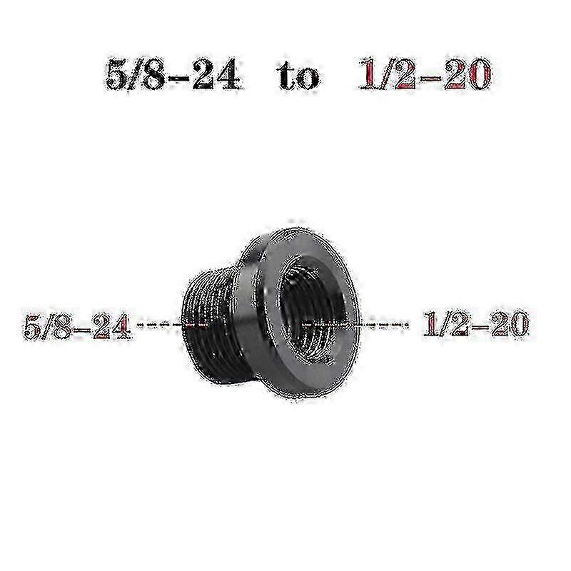 2025 Barrel Thread Adapter 5/8"-24 to M14x1/M14x1.5 for Rifle Muzzle Accessory