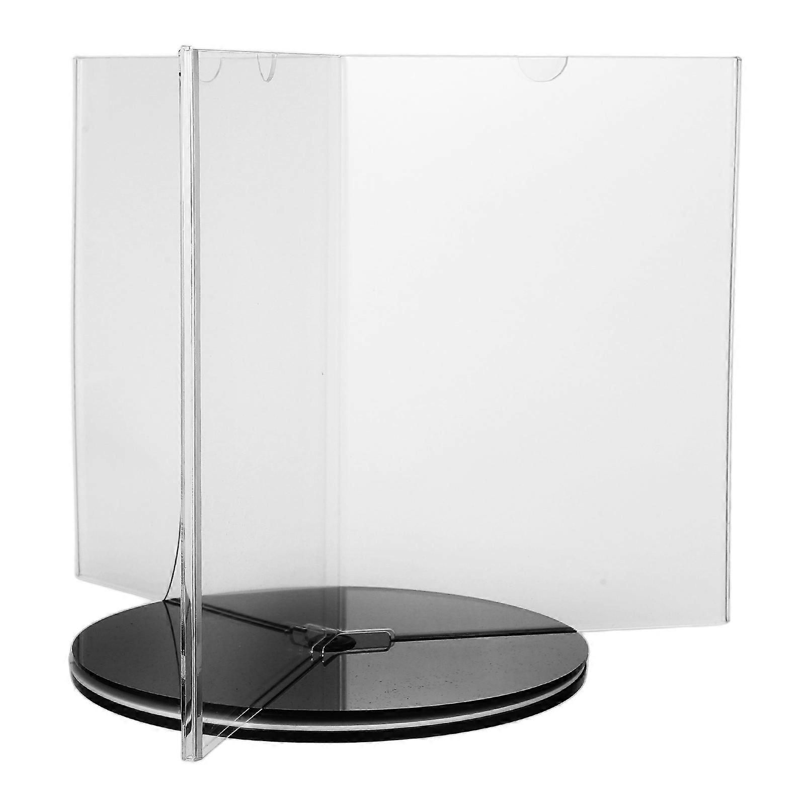 Advertising Display Board Acrylic Desktop Menu Stand for Display