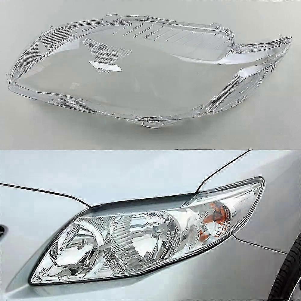 For Toyota Corolla 2007 2008 2009 Front Headlamp Cover Lamp Headlight Shell Lens Plexiglass Replace Original Lampshade
