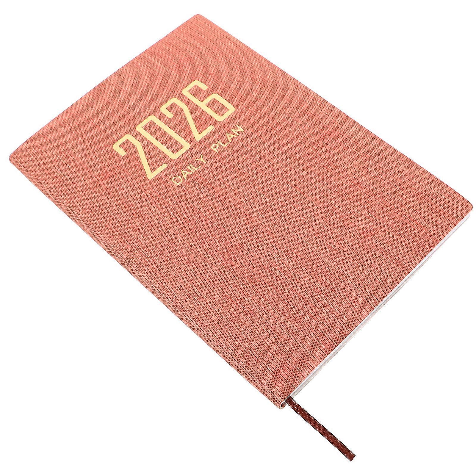 Weekly Planner Notebook for Writing Use 1 Book 2026 Planner with PU Cover